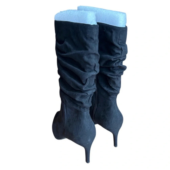 SALE‼️NEW Alfani Lissa Slouch Boots Sz 10 Pointed Toe Mid Calf Boots - Picture 9 of 11